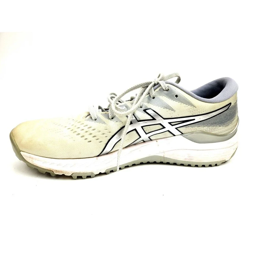 ASICS GEL-KAYANO ACE MENS SPIKELESS GOLF SHOES / GREY , SILVER / SIZE 11